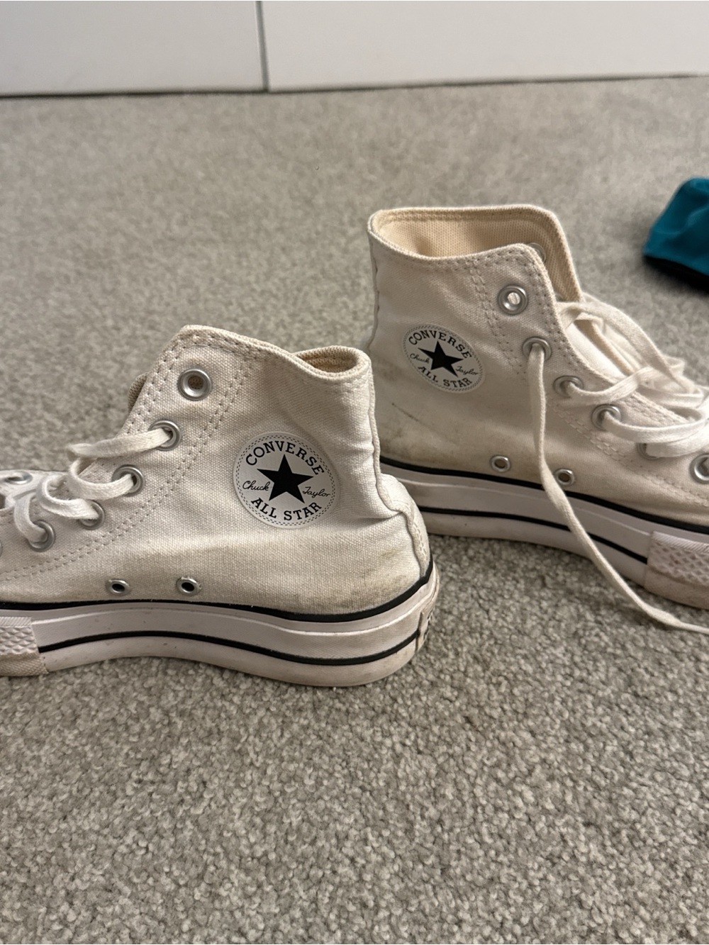 Converse Kids White High Top Chuck Taylor Sneakers